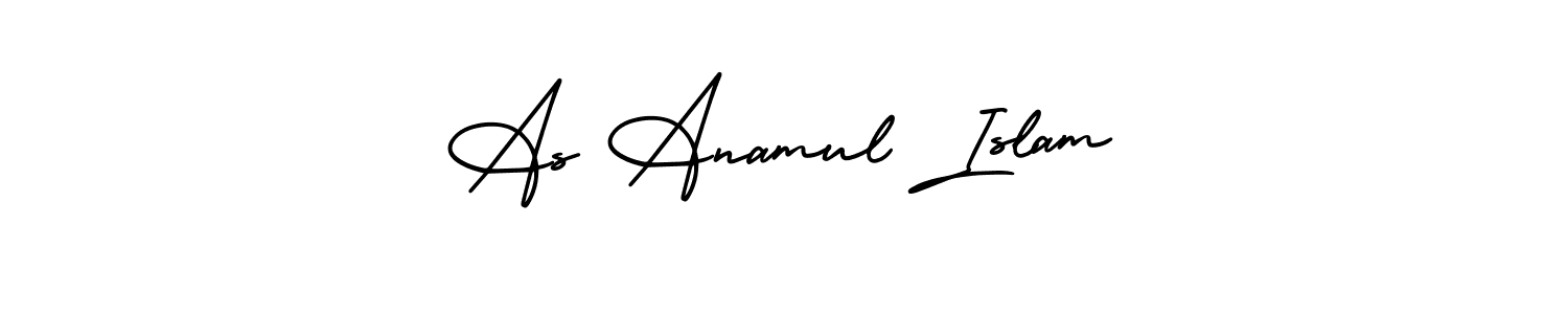 Check out images of Autograph of As Anamul Islam name. Actor As Anamul Islam Signature Style. AmerikaSignatureDemo-Regular is a professional sign style online. As Anamul Islam signature style 3 images and pictures png