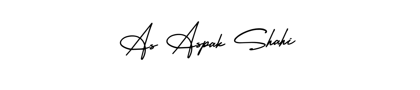 AmerikaSignatureDemo-Regular is a professional signature style that is perfect for those who want to add a touch of class to their signature. It is also a great choice for those who want to make their signature more unique. Get As Aspak Shahi name to fancy signature for free. As Aspak Shahi signature style 3 images and pictures png