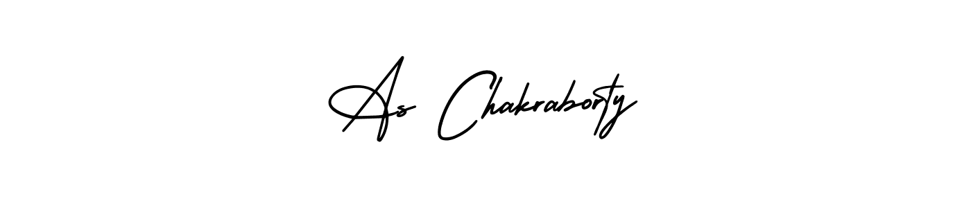 How to Draw As Chakraborty signature style? AmerikaSignatureDemo-Regular is a latest design signature styles for name As Chakraborty. As Chakraborty signature style 3 images and pictures png