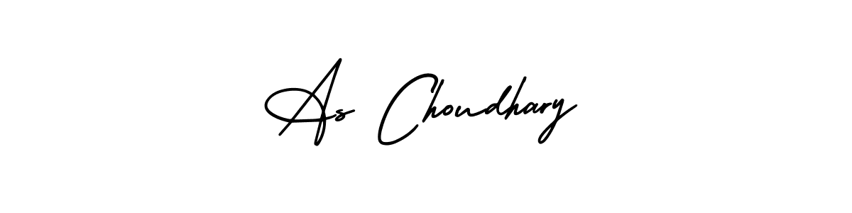 Make a beautiful signature design for name As Choudhary. With this signature (AmerikaSignatureDemo-Regular) style, you can create a handwritten signature for free. As Choudhary signature style 3 images and pictures png