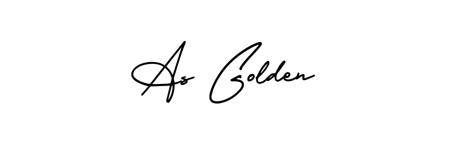 As Golden stylish signature style. Best Handwritten Sign (AmerikaSignatureDemo-Regular) for my name. Handwritten Signature Collection Ideas for my name As Golden. As Golden signature style 3 images and pictures png