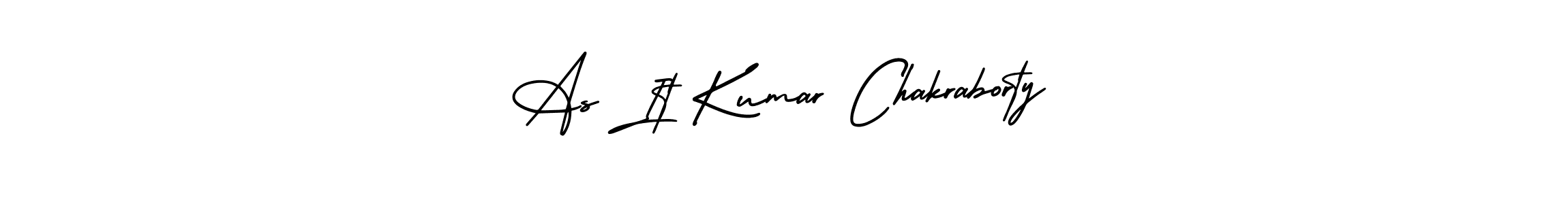 How to Draw As It Kumar Chakraborty signature style? AmerikaSignatureDemo-Regular is a latest design signature styles for name As It Kumar Chakraborty. As It Kumar Chakraborty signature style 3 images and pictures png