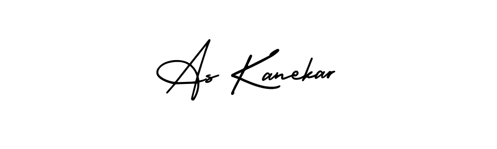 Make a beautiful signature design for name As Kanekar. With this signature (AmerikaSignatureDemo-Regular) style, you can create a handwritten signature for free. As Kanekar signature style 3 images and pictures png