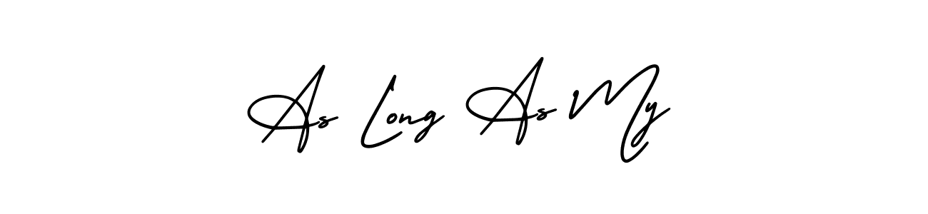 Make a beautiful signature design for name As Long As My. With this signature (AmerikaSignatureDemo-Regular) style, you can create a handwritten signature for free. As Long As My signature style 3 images and pictures png