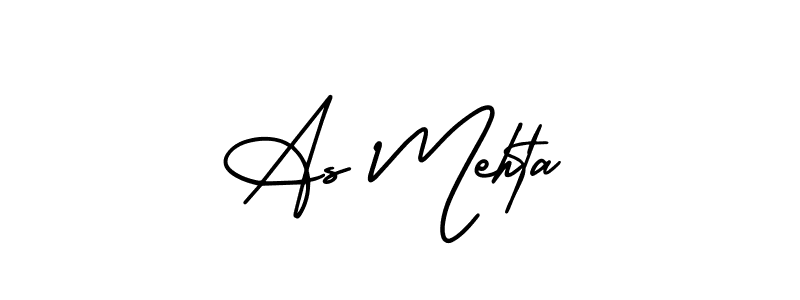 if you are searching for the best signature style for your name As Mehta. so please give up your signature search. here we have designed multiple signature styles  using AmerikaSignatureDemo-Regular. As Mehta signature style 3 images and pictures png