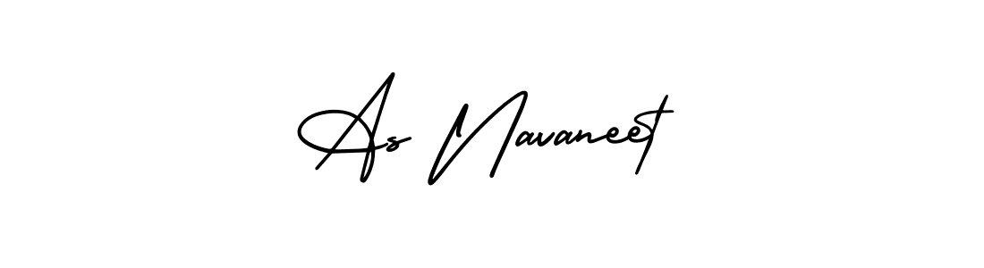 How to Draw As Navaneet signature style? AmerikaSignatureDemo-Regular is a latest design signature styles for name As Navaneet. As Navaneet signature style 3 images and pictures png