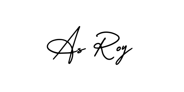 How to Draw As Roy signature style? AmerikaSignatureDemo-Regular is a latest design signature styles for name As Roy. As Roy signature style 3 images and pictures png