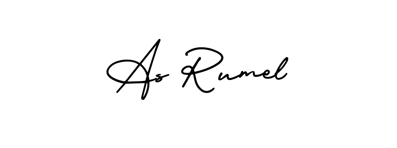 Also we have As Rumel name is the best signature style. Create professional handwritten signature collection using AmerikaSignatureDemo-Regular autograph style. As Rumel signature style 3 images and pictures png
