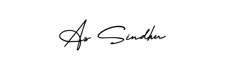 How to Draw As Sindhu signature style? AmerikaSignatureDemo-Regular is a latest design signature styles for name As Sindhu. As Sindhu signature style 3 images and pictures png