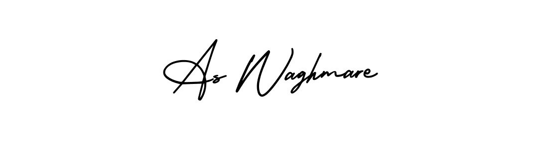 Best and Professional Signature Style for As Waghmare. AmerikaSignatureDemo-Regular Best Signature Style Collection. As Waghmare signature style 3 images and pictures png