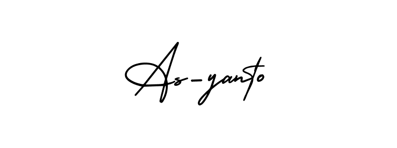 Make a beautiful signature design for name As-yanto. Use this online signature maker to create a handwritten signature for free. As-yanto signature style 3 images and pictures png