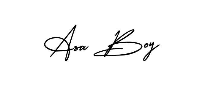 Design your own signature with our free online signature maker. With this signature software, you can create a handwritten (AmerikaSignatureDemo-Regular) signature for name Asa Boy. Asa Boy signature style 3 images and pictures png