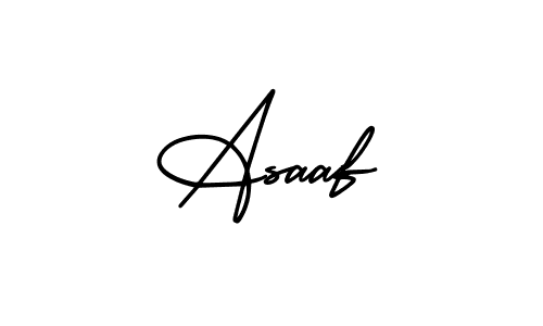 Asaaf stylish signature style. Best Handwritten Sign (AmerikaSignatureDemo-Regular) for my name. Handwritten Signature Collection Ideas for my name Asaaf. Asaaf signature style 3 images and pictures png