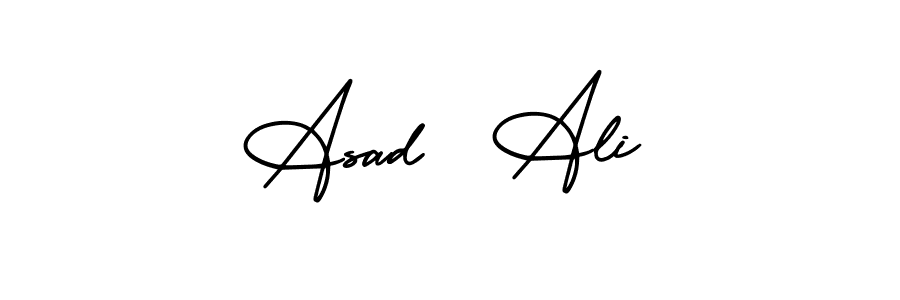 Design your own signature with our free online signature maker. With this signature software, you can create a handwritten (AmerikaSignatureDemo-Regular) signature for name Asad  Ali. Asad  Ali signature style 3 images and pictures png