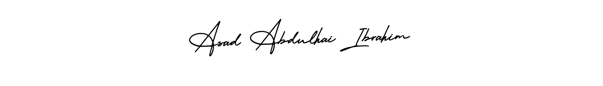 Also we have Asad Abdulhai Ibrahim name is the best signature style. Create professional handwritten signature collection using AmerikaSignatureDemo-Regular autograph style. Asad Abdulhai Ibrahim signature style 3 images and pictures png