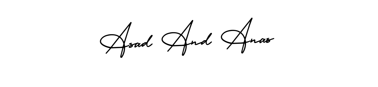 How to Draw Asad And Anas signature style? AmerikaSignatureDemo-Regular is a latest design signature styles for name Asad And Anas. Asad And Anas signature style 3 images and pictures png