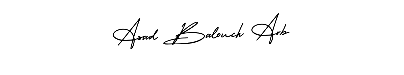 Also You can easily find your signature by using the search form. We will create Asad Balouch Arb name handwritten signature images for you free of cost using AmerikaSignatureDemo-Regular sign style. Asad Balouch Arb signature style 3 images and pictures png