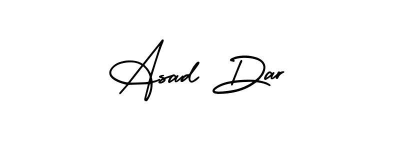 Asad Dar stylish signature style. Best Handwritten Sign (AmerikaSignatureDemo-Regular) for my name. Handwritten Signature Collection Ideas for my name Asad Dar. Asad Dar signature style 3 images and pictures png
