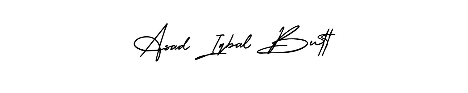 Asad Iqbal Butt stylish signature style. Best Handwritten Sign (AmerikaSignatureDemo-Regular) for my name. Handwritten Signature Collection Ideas for my name Asad Iqbal Butt. Asad Iqbal Butt signature style 3 images and pictures png