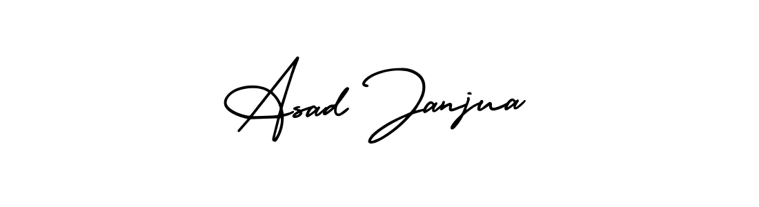 How to Draw Asad Janjua signature style? AmerikaSignatureDemo-Regular is a latest design signature styles for name Asad Janjua. Asad Janjua signature style 3 images and pictures png