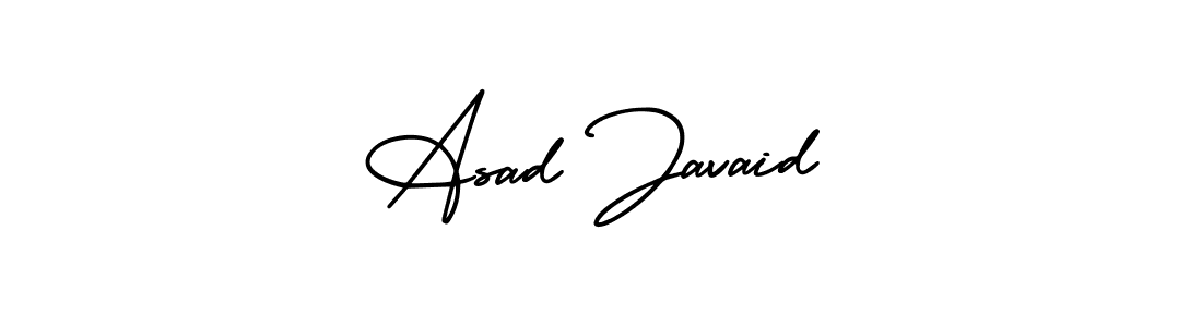 Make a short Asad Javaid signature style. Manage your documents anywhere anytime using AmerikaSignatureDemo-Regular. Create and add eSignatures, submit forms, share and send files easily. Asad Javaid signature style 3 images and pictures png