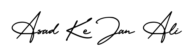 This is the best signature style for the Asad Ke Jan Ali name. Also you like these signature font (AmerikaSignatureDemo-Regular). Mix name signature. Asad Ke Jan Ali signature style 3 images and pictures png