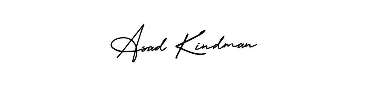 This is the best signature style for the Asad Kindman name. Also you like these signature font (AmerikaSignatureDemo-Regular). Mix name signature. Asad Kindman signature style 3 images and pictures png