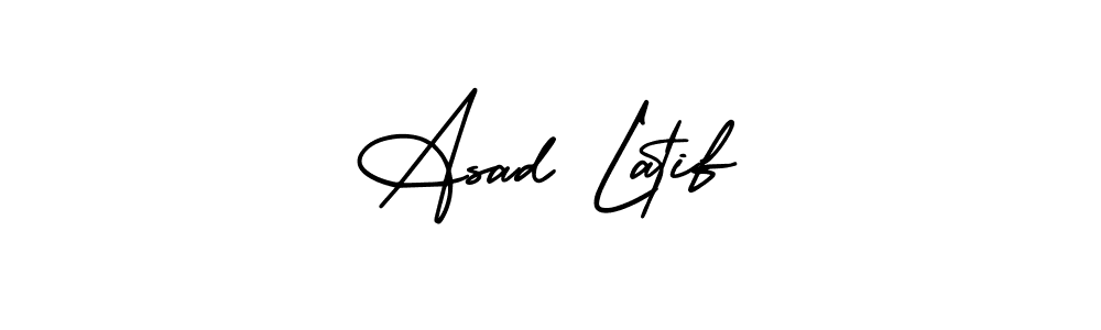 Also You can easily find your signature by using the search form. We will create Asad Latif name handwritten signature images for you free of cost using AmerikaSignatureDemo-Regular sign style. Asad Latif signature style 3 images and pictures png