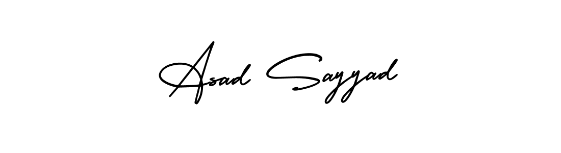 Make a short Asad Sayyad signature style. Manage your documents anywhere anytime using AmerikaSignatureDemo-Regular. Create and add eSignatures, submit forms, share and send files easily. Asad Sayyad signature style 3 images and pictures png