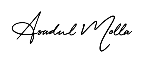 Achieve flawless digital penmanship with Asadul Molla name in AmerikaSignatureDemo-Regular font. The perfect tool for creating online signatures. Asadul Molla signature style 3 images and pictures png