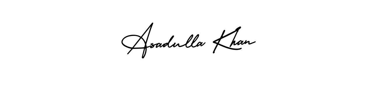 How to Draw Asadulla Khan signature style? AmerikaSignatureDemo-Regular is a latest design signature styles for name Asadulla Khan. Asadulla Khan signature style 3 images and pictures png