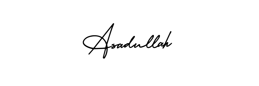 Design your own signature with our free online signature maker. With this signature software, you can create a handwritten (AmerikaSignatureDemo-Regular) signature for name Asadullah. Asadullah signature style 3 images and pictures png