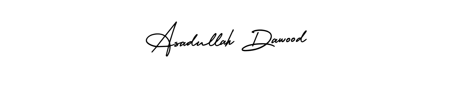 Also You can easily find your signature by using the search form. We will create Asadullah Dawood name handwritten signature images for you free of cost using AmerikaSignatureDemo-Regular sign style. Asadullah Dawood signature style 3 images and pictures png