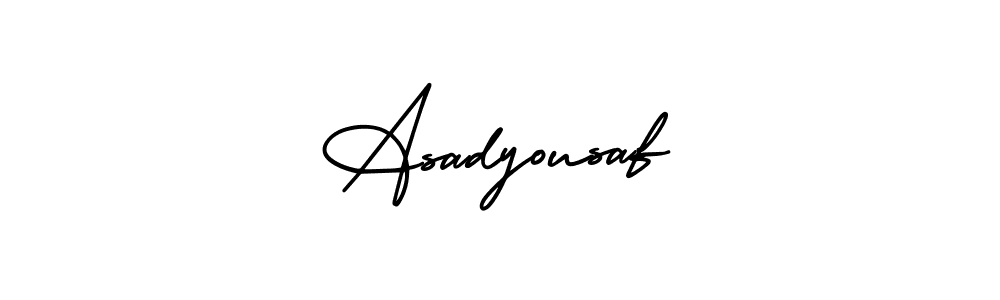 AmerikaSignatureDemo-Regular is a professional signature style that is perfect for those who want to add a touch of class to their signature. It is also a great choice for those who want to make their signature more unique. Get Asadyousaf name to fancy signature for free. Asadyousaf signature style 3 images and pictures png