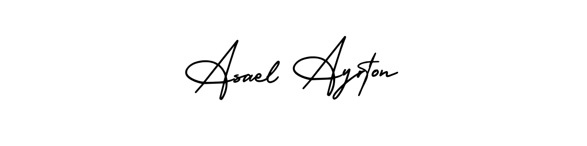 Make a short Asael Ayrton signature style. Manage your documents anywhere anytime using AmerikaSignatureDemo-Regular. Create and add eSignatures, submit forms, share and send files easily. Asael Ayrton signature style 3 images and pictures png