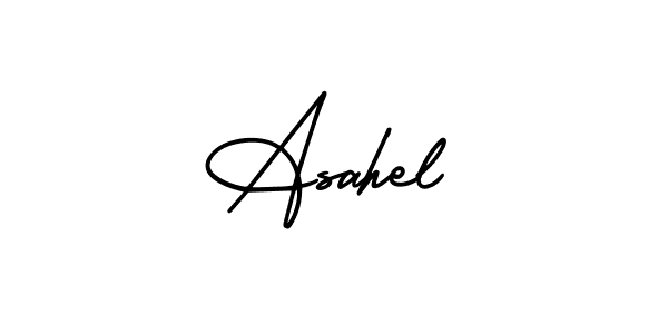 Create a beautiful signature design for name Asahel. With this signature (AmerikaSignatureDemo-Regular) fonts, you can make a handwritten signature for free. Asahel signature style 3 images and pictures png