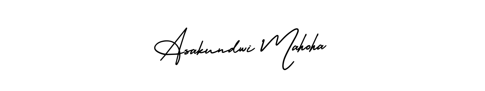 Make a short Asakundwi Mahoha signature style. Manage your documents anywhere anytime using AmerikaSignatureDemo-Regular. Create and add eSignatures, submit forms, share and send files easily. Asakundwi Mahoha signature style 3 images and pictures png