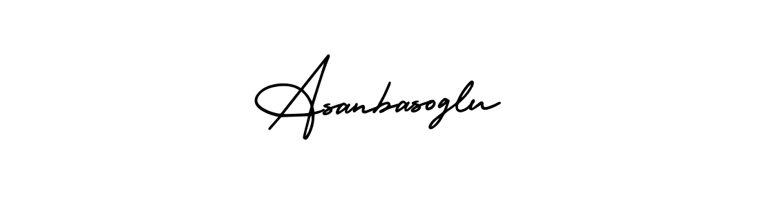 Design your own signature with our free online signature maker. With this signature software, you can create a handwritten (AmerikaSignatureDemo-Regular) signature for name Asanbasoglu. Asanbasoglu signature style 3 images and pictures png