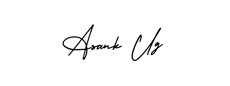 Make a beautiful signature design for name Asank Ug. With this signature (AmerikaSignatureDemo-Regular) style, you can create a handwritten signature for free. Asank Ug signature style 3 images and pictures png