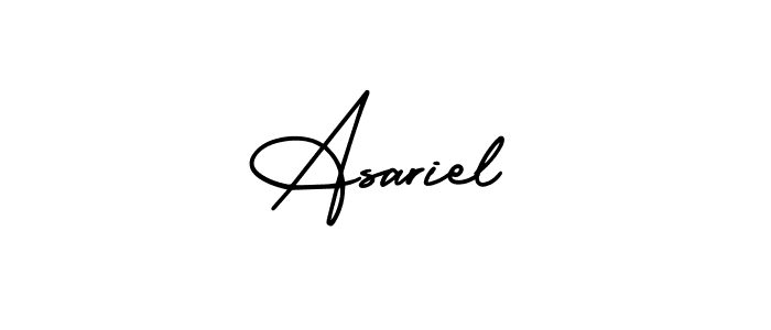 How to make Asariel signature? AmerikaSignatureDemo-Regular is a professional autograph style. Create handwritten signature for Asariel name. Asariel signature style 3 images and pictures png