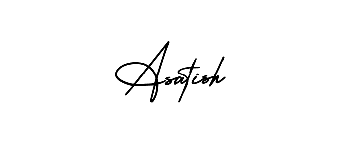 This is the best signature style for the Asatish name. Also you like these signature font (AmerikaSignatureDemo-Regular). Mix name signature. Asatish signature style 3 images and pictures png