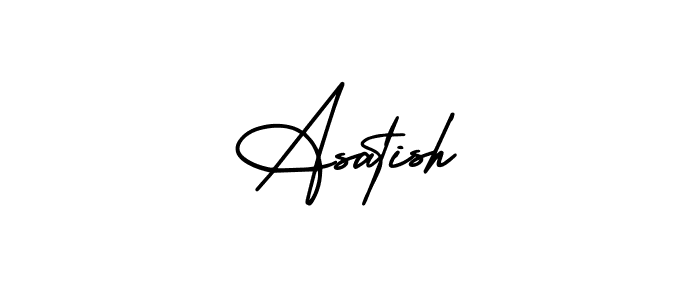 This is the best signature style for the Asatish name. Also you like these signature font (AmerikaSignatureDemo-Regular). Mix name signature. Asatish signature style 3 images and pictures png