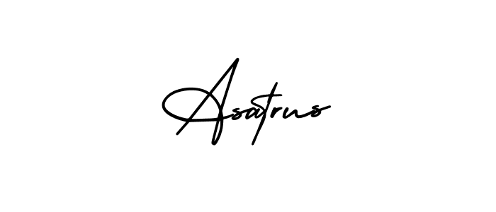 How to make Asatrus signature? AmerikaSignatureDemo-Regular is a professional autograph style. Create handwritten signature for Asatrus name. Asatrus signature style 3 images and pictures png