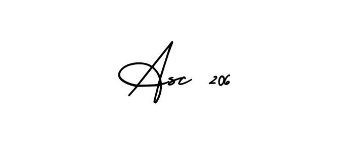 Best and Professional Signature Style for Asc 206. AmerikaSignatureDemo-Regular Best Signature Style Collection. Asc 206 signature style 3 images and pictures png