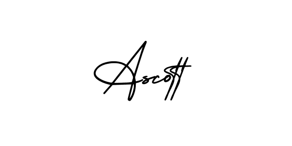 Similarly AmerikaSignatureDemo-Regular is the best handwritten signature design. Signature creator online .You can use it as an online autograph creator for name Ascott. Ascott signature style 3 images and pictures png