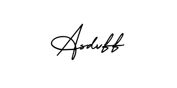 You should practise on your own different ways (AmerikaSignatureDemo-Regular) to write your name (Asdvff) in signature. don't let someone else do it for you. Asdvff signature style 3 images and pictures png
