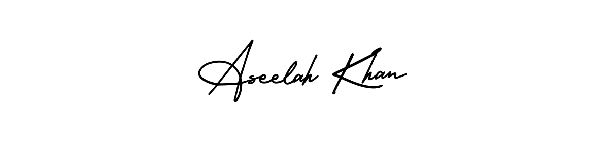 Once you've used our free online signature maker to create your best signature AmerikaSignatureDemo-Regular style, it's time to enjoy all of the benefits that Aseelah Khan name signing documents. Aseelah Khan signature style 3 images and pictures png