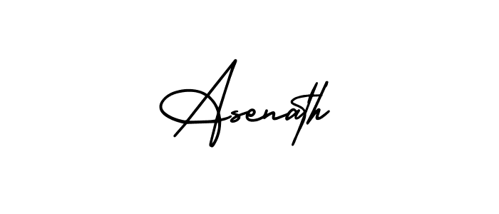 Design your own signature with our free online signature maker. With this signature software, you can create a handwritten (AmerikaSignatureDemo-Regular) signature for name Asenath. Asenath signature style 3 images and pictures png