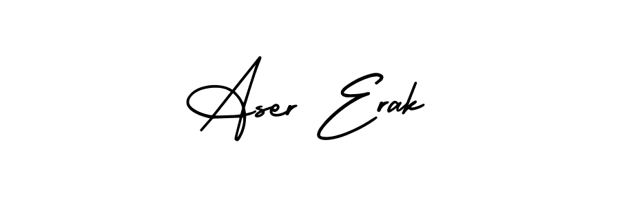 How to Draw Aser Erak signature style? AmerikaSignatureDemo-Regular is a latest design signature styles for name Aser Erak. Aser Erak signature style 3 images and pictures png