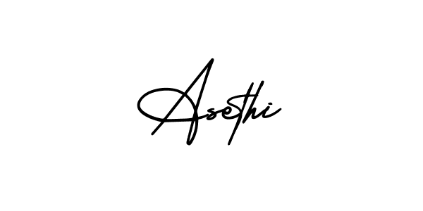 How to Draw Asethi signature style? AmerikaSignatureDemo-Regular is a latest design signature styles for name Asethi. Asethi signature style 3 images and pictures png